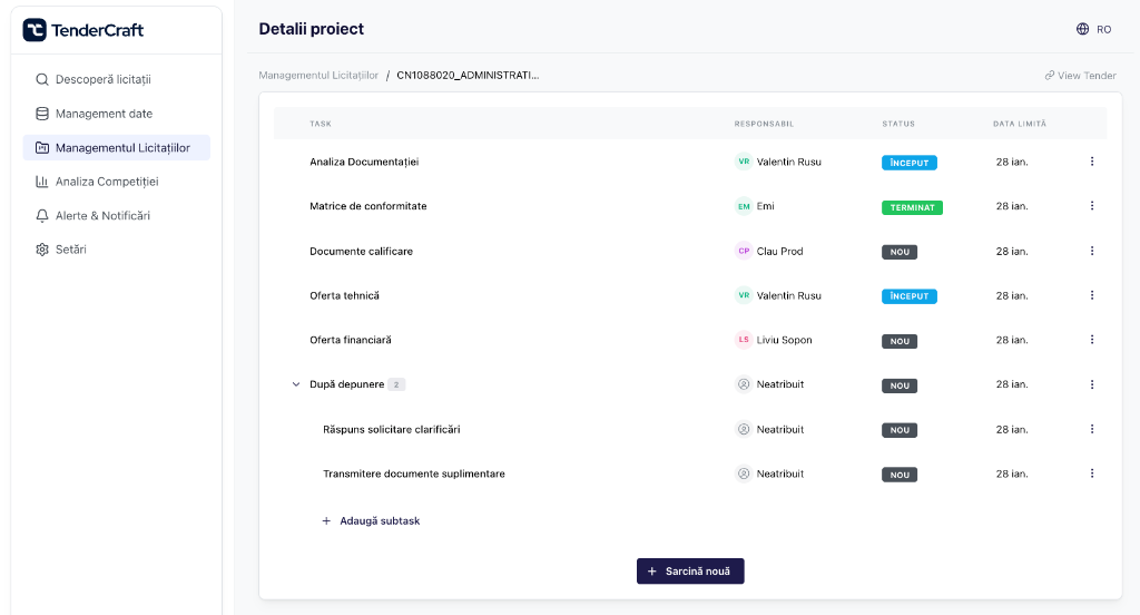 Ruleaza 5 oferte simultan